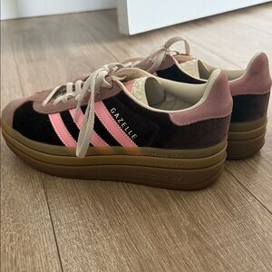Adidas Gazelle Bold Women's Pink and Maroon Sneakers